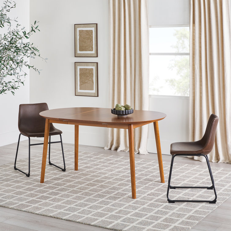 Corrigan Studio® Linelle Solid Wood Extendable Dining Table & Reviews